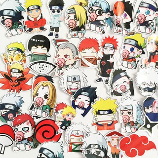 Bộ 35 Sticker Naruto Chibi Hoạt Hình - Miếng Dán Naruto