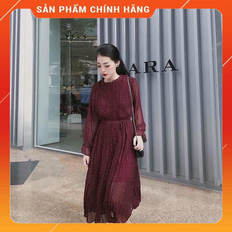 Váy bầu đầm bầu công sở💗mẫu mới dài tay siêu hot💗chất von 2 lớp siêu đẹp💗Free size từ 43 đến dưới 70kg