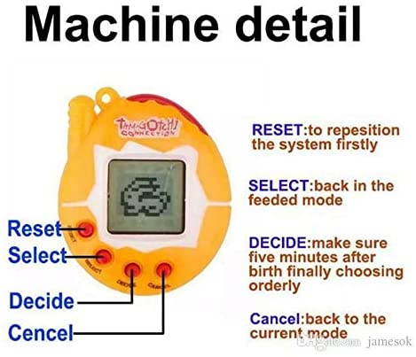 Máy Nuôi Thú Ảo Tamagotchi Cổ Điển 90 's 168 Trong 1