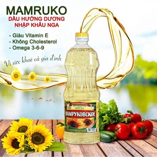 Dầu ăn hướng dương Mamruko Nga nhập khẩu chính hãng
