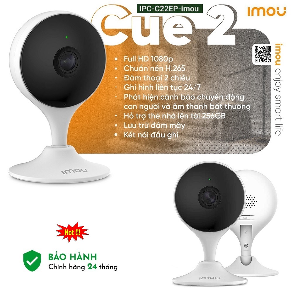 Camera không dây IMOU IPC-C22EP 2.0Mpx 1080P - Hàng Chính Hãng