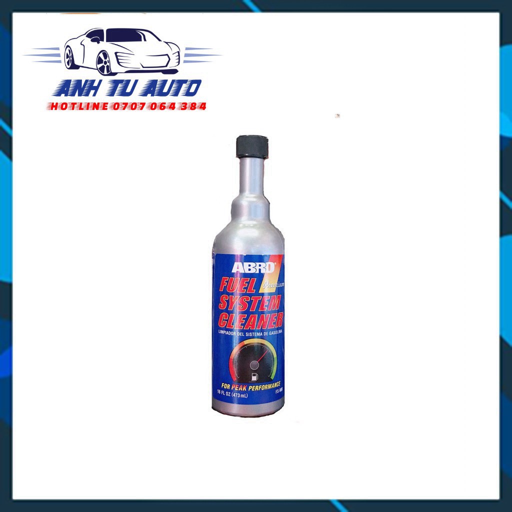 Dung Dịch Súc Béc Nhiên Liệu Xăng Abro Fuel Injector Cleaner 473ml