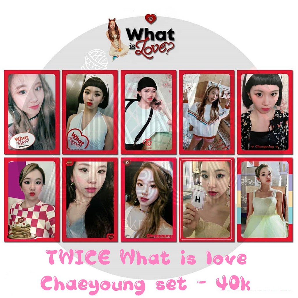 CARD UNOFF] Bộ TWICE What is love photocard