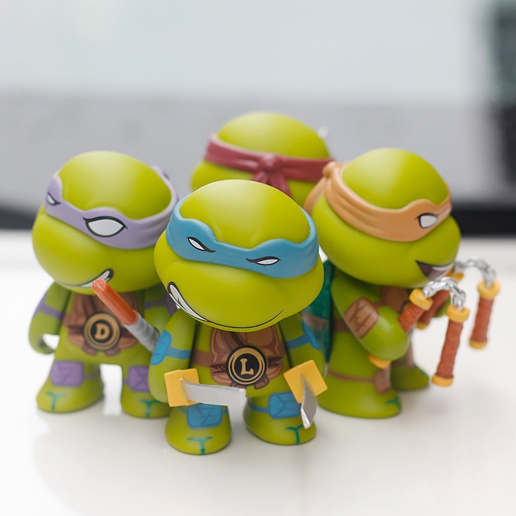 Mô hình Ninja Rùa size mini 7 cm, chọn bộ 4 nhân vật Ninja Rùa nhỏ nhắn đáng yêu