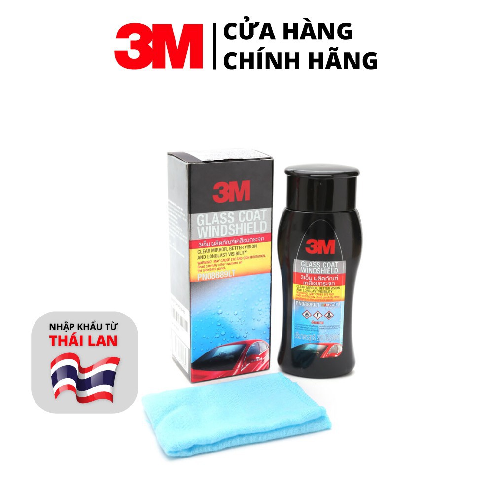 Dung dịch Chống bám nước trên kính xe chính hãng 3M - 08889LT