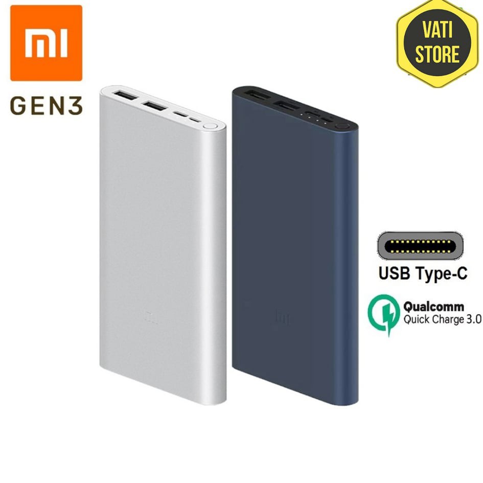 [ CHÍNH HÃNG ] Sạc Dự Phòng Xiaomi 10000Mah gen 3 Sạc Nhanh QC 3.0 - BH 6 Tháng | BigBuy360 - bigbuy360.vn