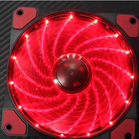 Quạt Fan Case 12 cm led xanh cây+ xanh dương+đỏ