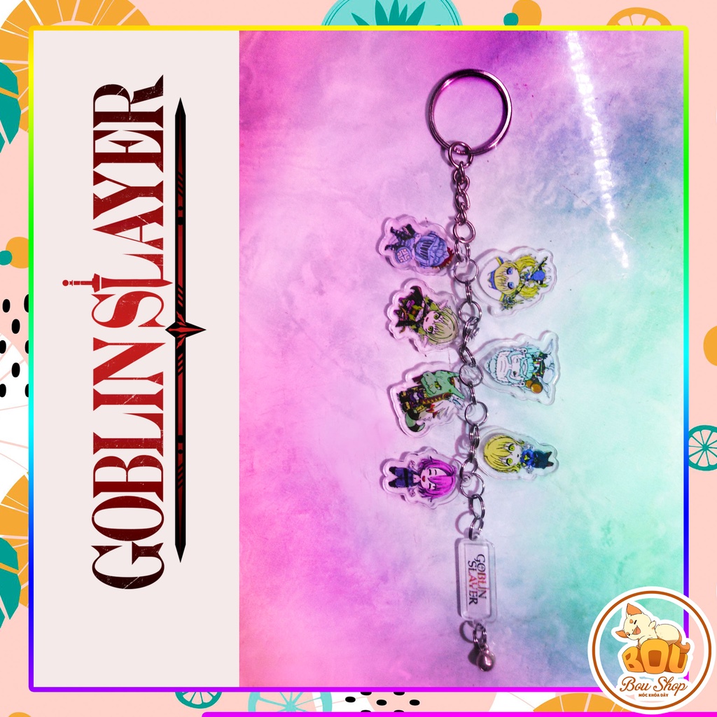 Móc khóa dây Acrylic Mica Goblin Slayer - Dũng Sĩ Diệt Yêu Tinh Anime