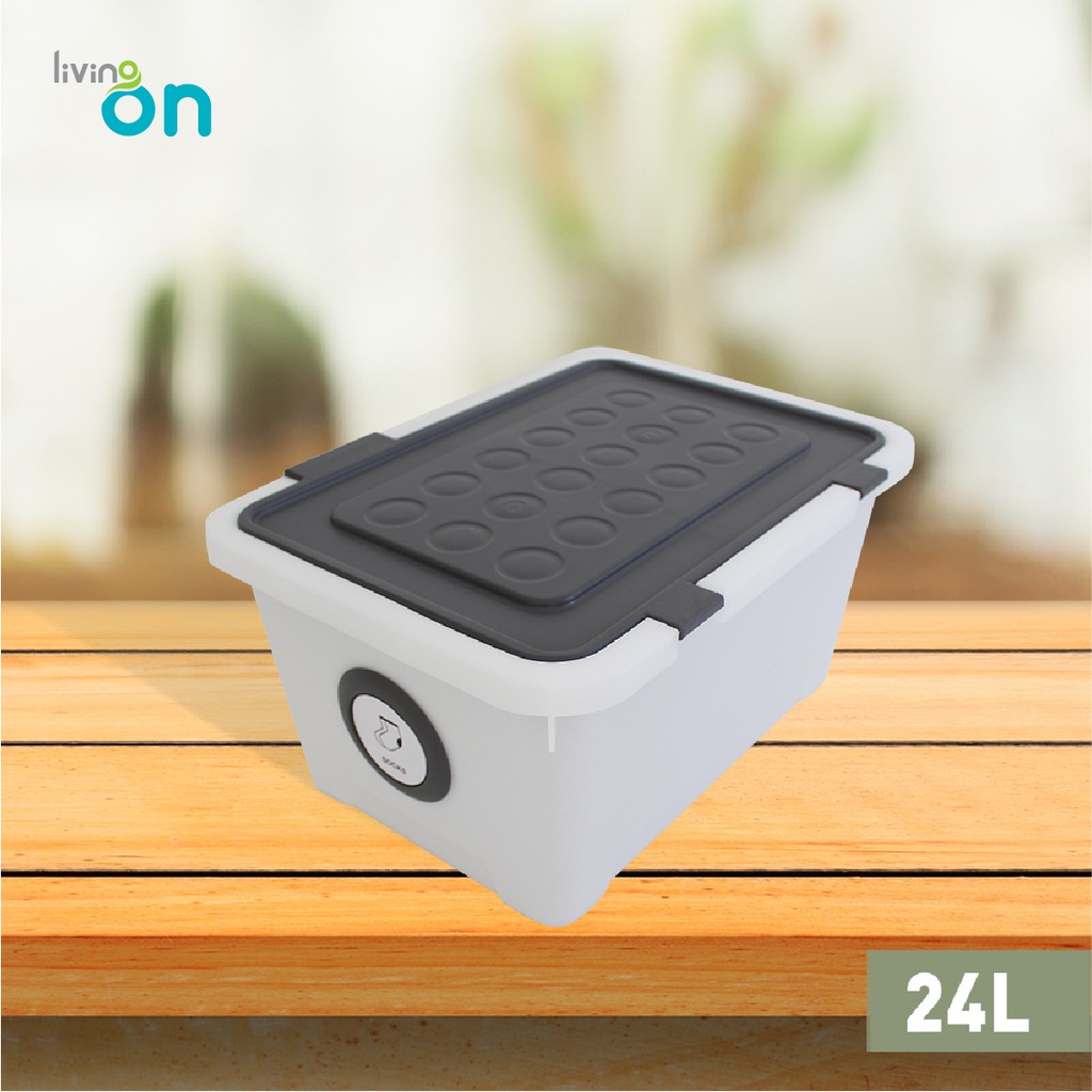 Thùng nhựa đựng đồ Dot Oliving 24L