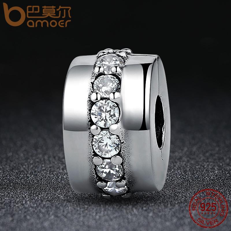 [Mã FACBGO245 giảm 10K đơn bất kì] CHARMS Bamoer Vòng Tay Mạ Bạc 925 100% Đính Đá Cz Thời Trang Cho Nữ Psc032