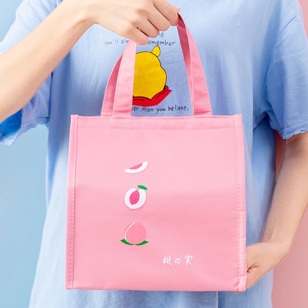 Túi Đựng Hộp Cơm Trưa Cách Nhiệt Bằng Vải Oxford Tiện Dụng Mang Theo Du Lịch / Dã Ngoại