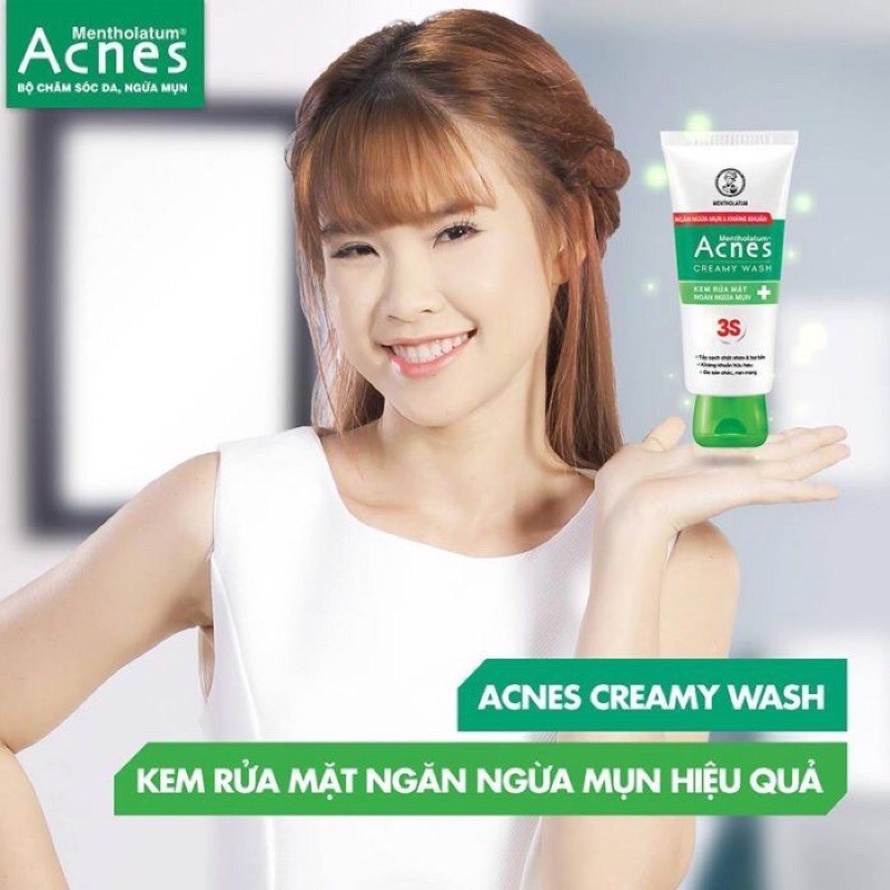 KEM RỬA MẶT NGĂN NGỪA MỤN ACNES 50g