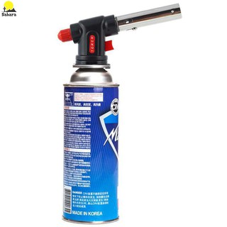 Khò lửa sử dụng bình gas mini đi dã ngoại