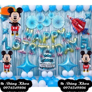 Bóng nhôm hình micky cho bé