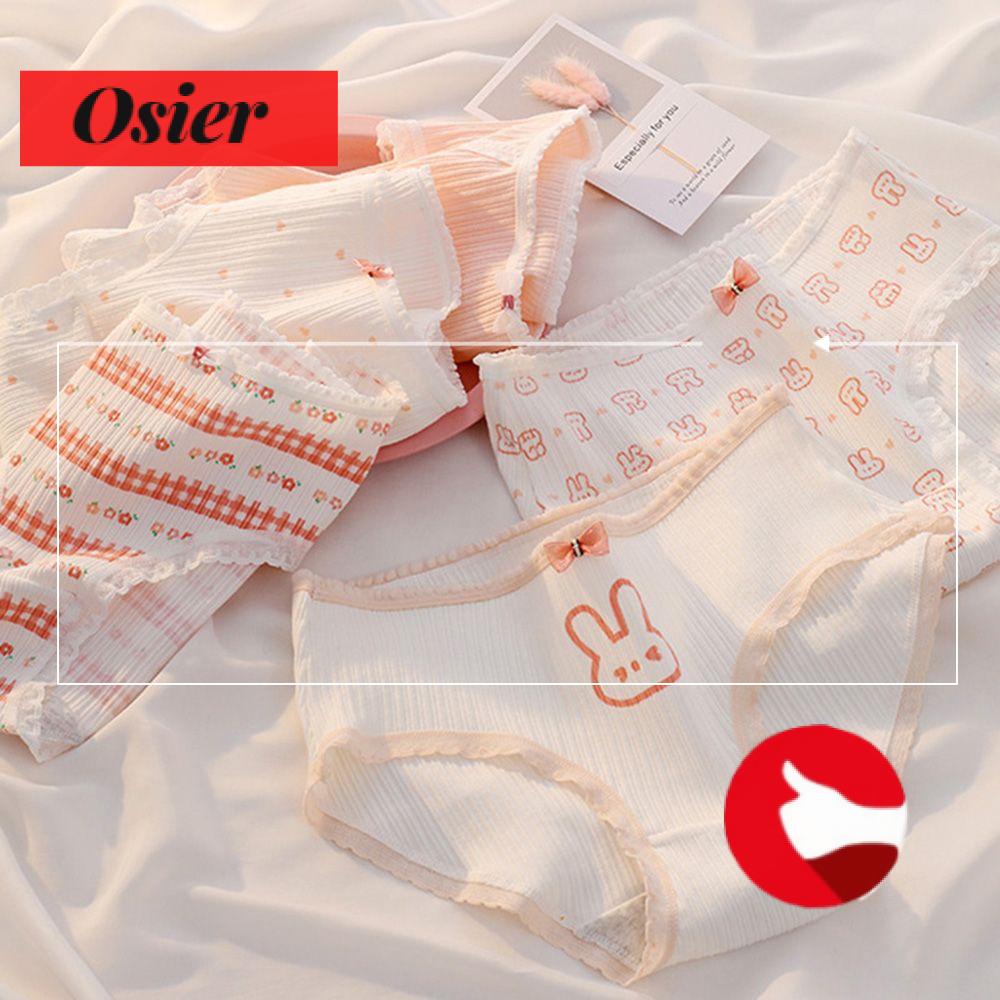 Quần Lót Cotton Mềm Mại Thoáng Khí In Họa Tiết Dễ Thương Cho Nữ