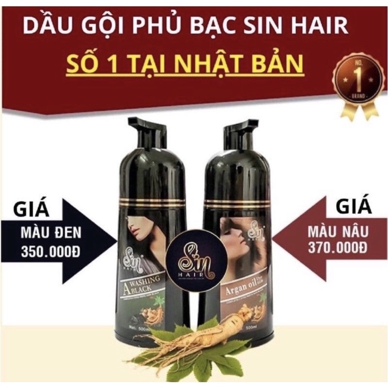 Dầu Gội Phủ Bạc Shin Hair