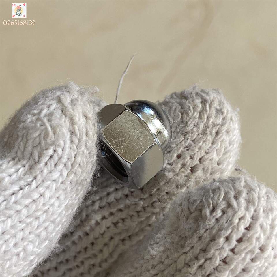 Bộ ốc đầu chùa 10mm xài khóa 14, kèm long đền