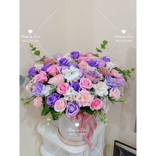 Hộp hoa sáp Hàn Quốc sang chảnh, làm quà tặng cực ý nghĩa❣