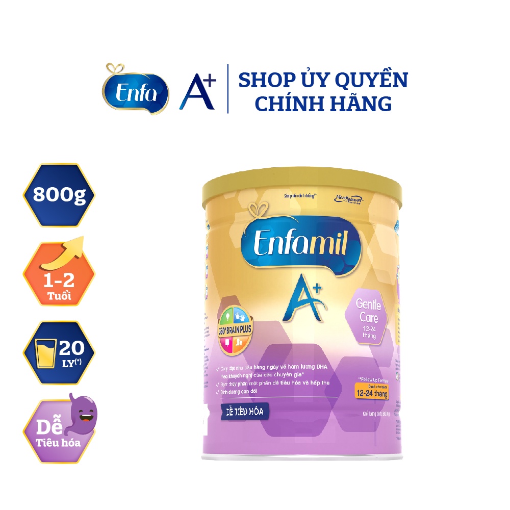 Sữa Enfamil A+ Gentle care 800g