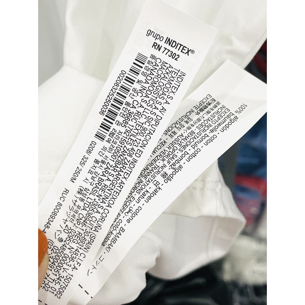 ÁO THUN ĐỘN VAI ZARA VNXK HỌA TIẾT TRƠN - COTTON 100% 4C FORM CHÂU ÂU