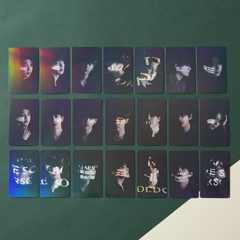 Set 6/7 tấm thẻ ảnh in hình các thành viên nhóm BTS