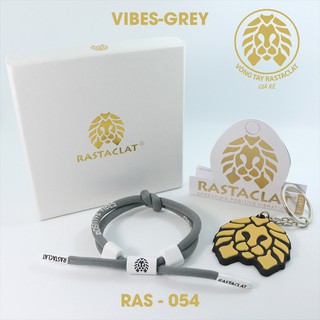 Vòng tay Rastacla Vibes Grey [Full Box Tag Móc Khóa]