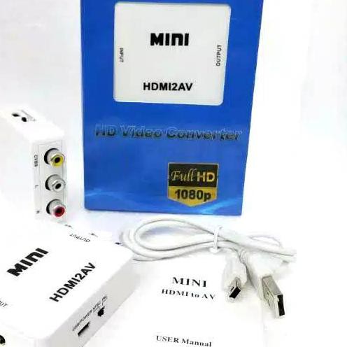 Bộ Chuyển Đổi Hdmi Sang Rca Av / Mini Hdmi2Av / Mini Hdmi2Av Tv Box Hdmi 2av