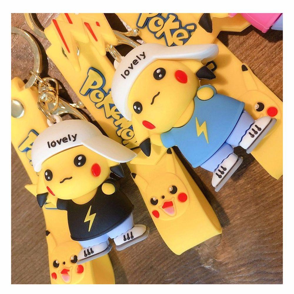 Móc Khóa Hình Pikachu Hoạt Hình Dễ Thương