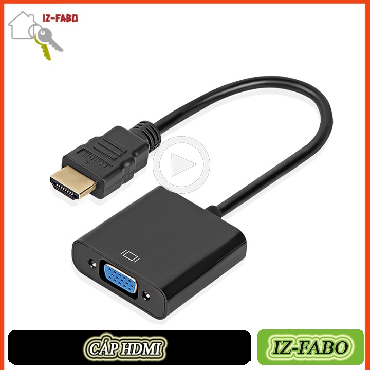 Dây cáp chuyển đổi dữ liệu HDMI sang VGA giá rẻ,cáp chuyển đổi dữ liệu từ cổng HDMI sang VGA chất lượng cao
