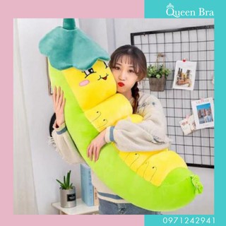 Gấu Sâu bông cực to⚡RẺ VÔ ĐỊCH⚡ Thú nhồi bông sâu đậu cute - bông nhồi 100% là bông gòn 3D - Siêu mềm mịn