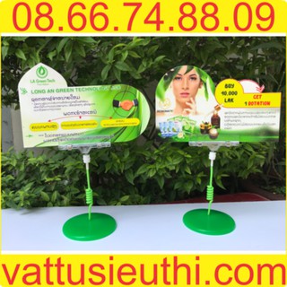 [ SALE] wobbler để bàn, kẹp lò xo, wobbler lò xo