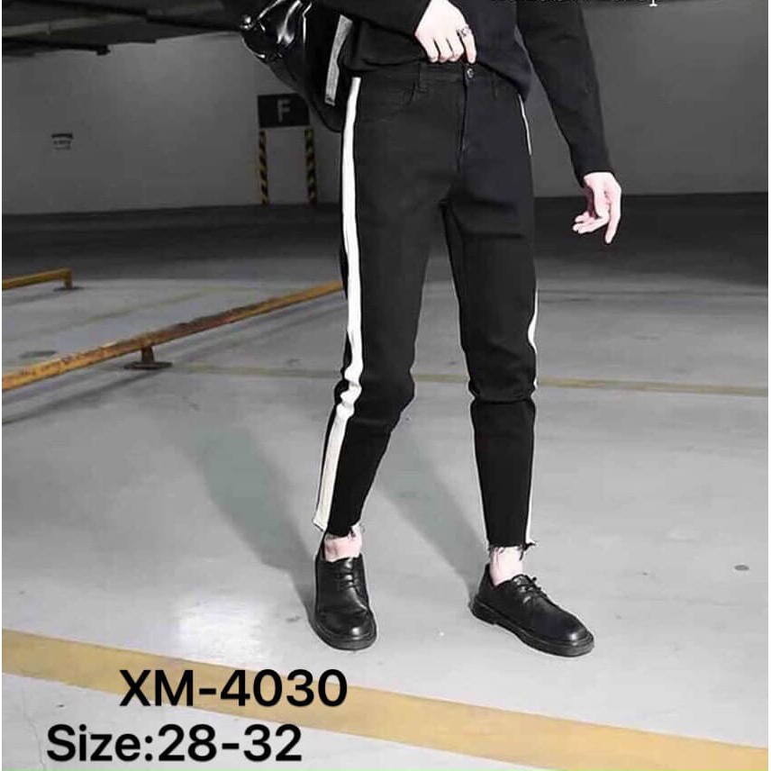 Quần jean Nam Dài Có Sọc Mã 4030