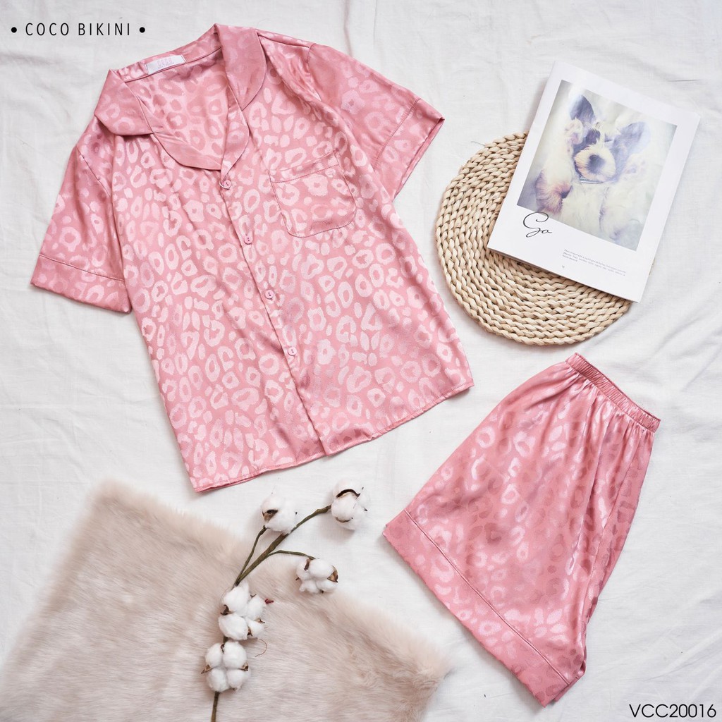 𝑪𝑶𝑪𝑶 𝑩𝑰𝑲𝑰𝑵𝑰 Bộ Đồ Ngủ - Đồ Mặc Nhà Lụa Gấm ( VCC20016 ) | BigBuy360 - bigbuy360.vn