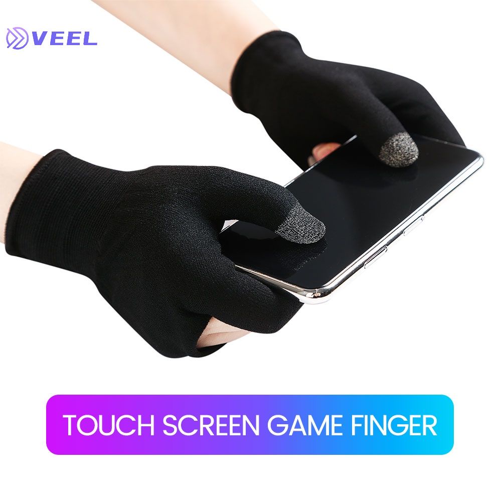 Bộ 2 vỏ bọc ngón tay cầm chơi game PUBG chống mồ hôi chống trầy xước cảm ứng