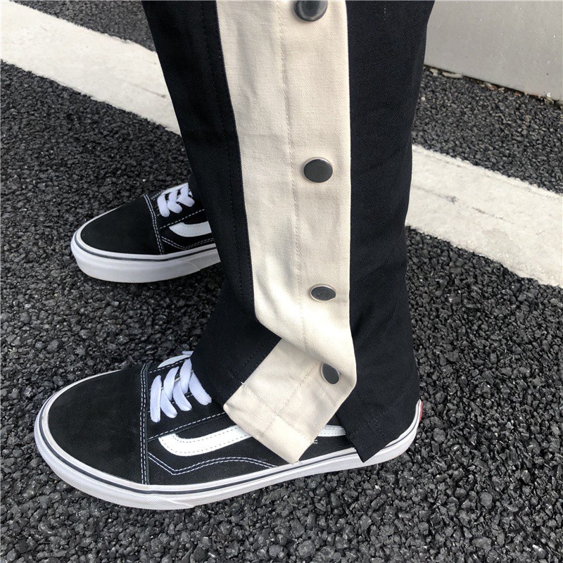 Quần Dài Nam Ống Rộng Thời Trang Âu Mỹ Cá Tính