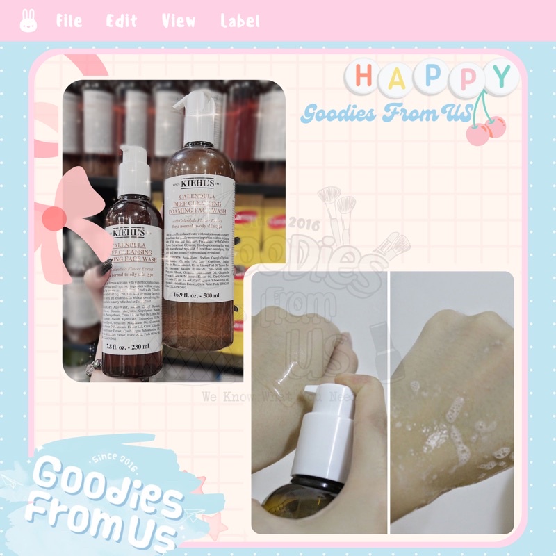 Sữa Rửa Mặt KIEHLS - Hoa Cúc Calendula Deep Cleansing Foaming Face Wash  SALE 60% !!