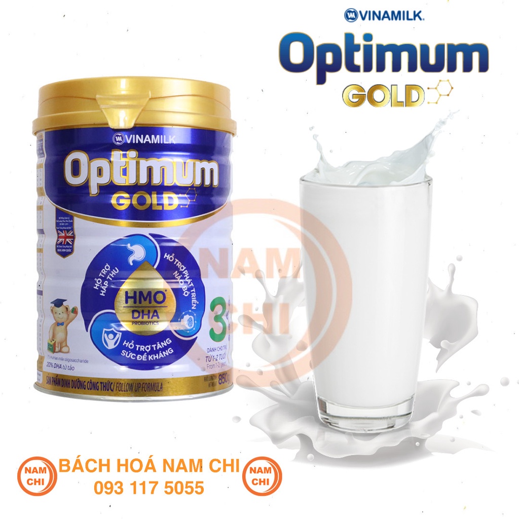 [XẢ KHO] Sữa Bột Vinamilk Optimum Gold 3 900g