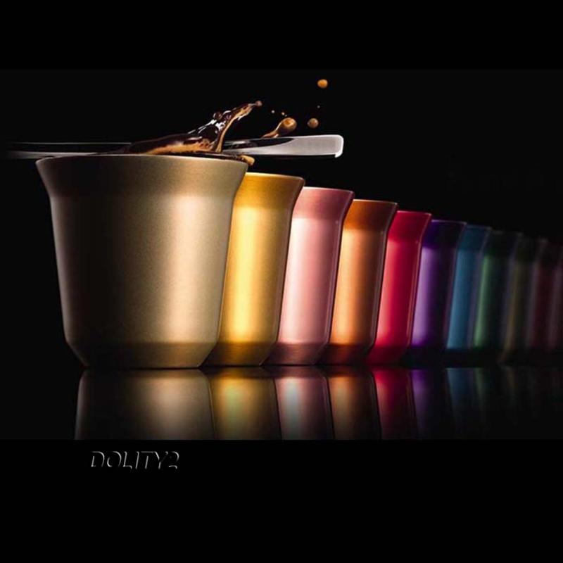 Set 2 Cốc Cà Phê Cách Nhiệt Bằng Thép Không Gỉ