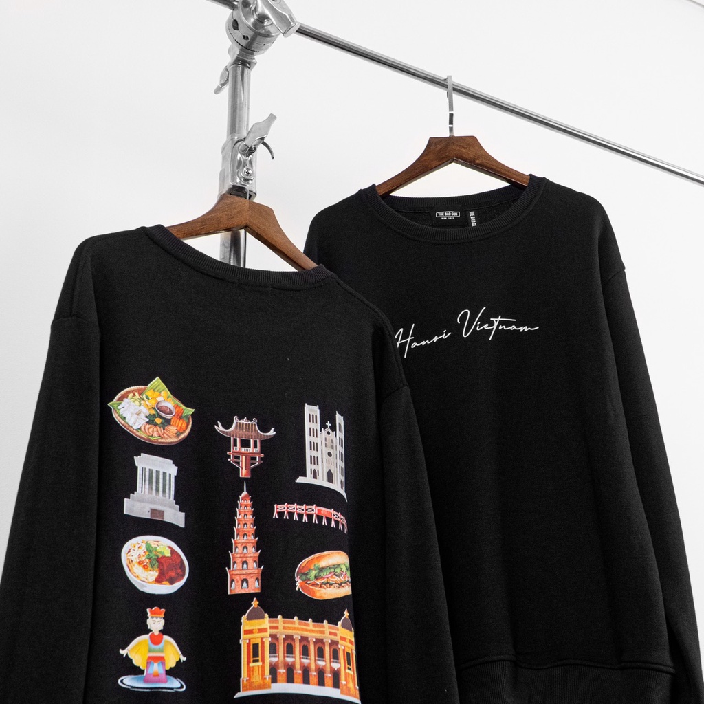 Áo sweater nỉ dài tay The Bad God Hanoi