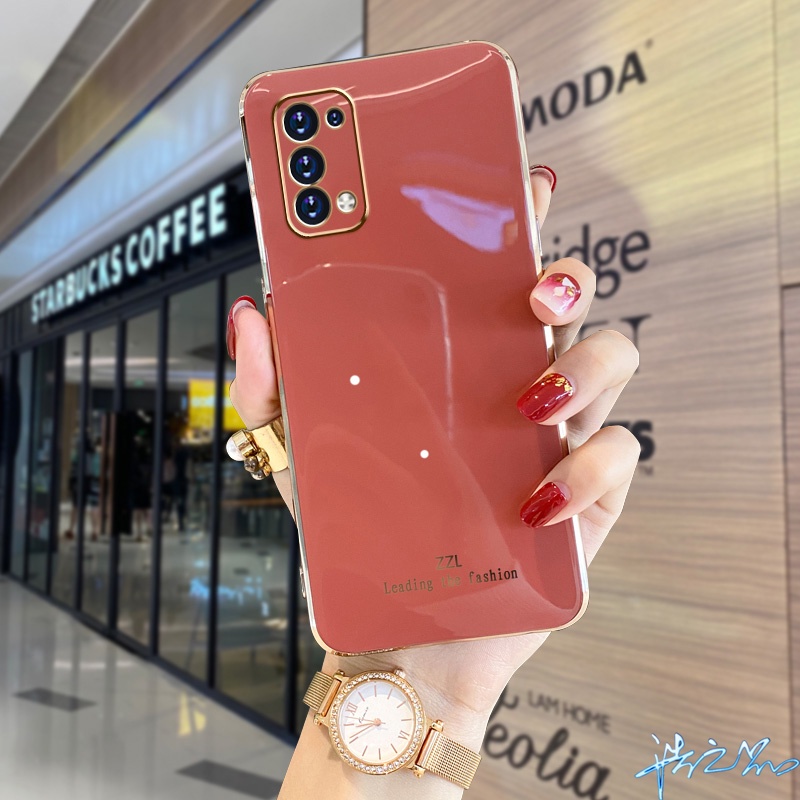 Ốp Điện Thoại Silicon Mềm Kết Cấu Sang Trọng Bảo Vệ Cho OPPO Reno 4 Case Reno 5 5 Pro 2022