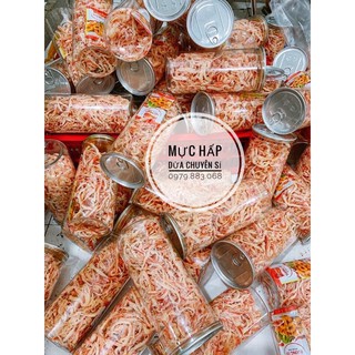 Mực xé sợi hấp nước dừa 300gr