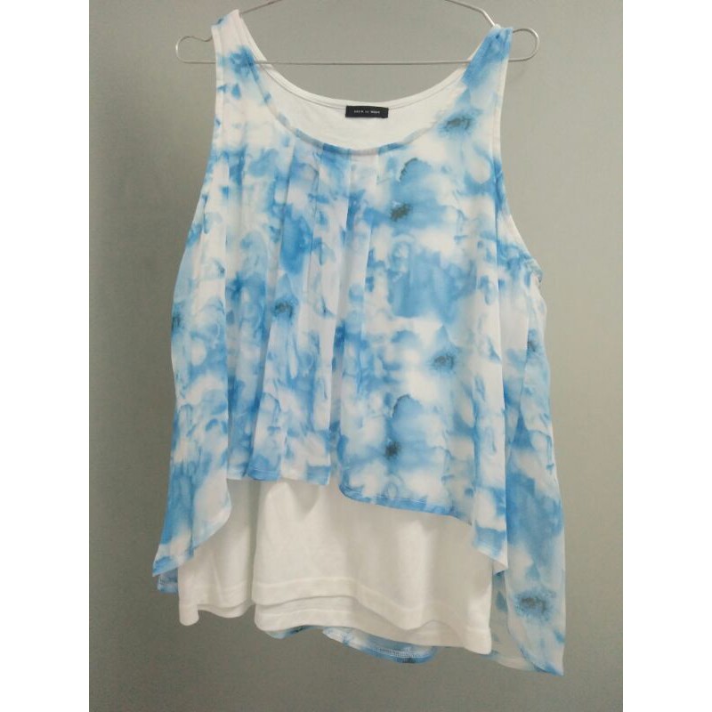 M04. Size XL. Áo kiểu chất Voan phối thun. Hàng thùng