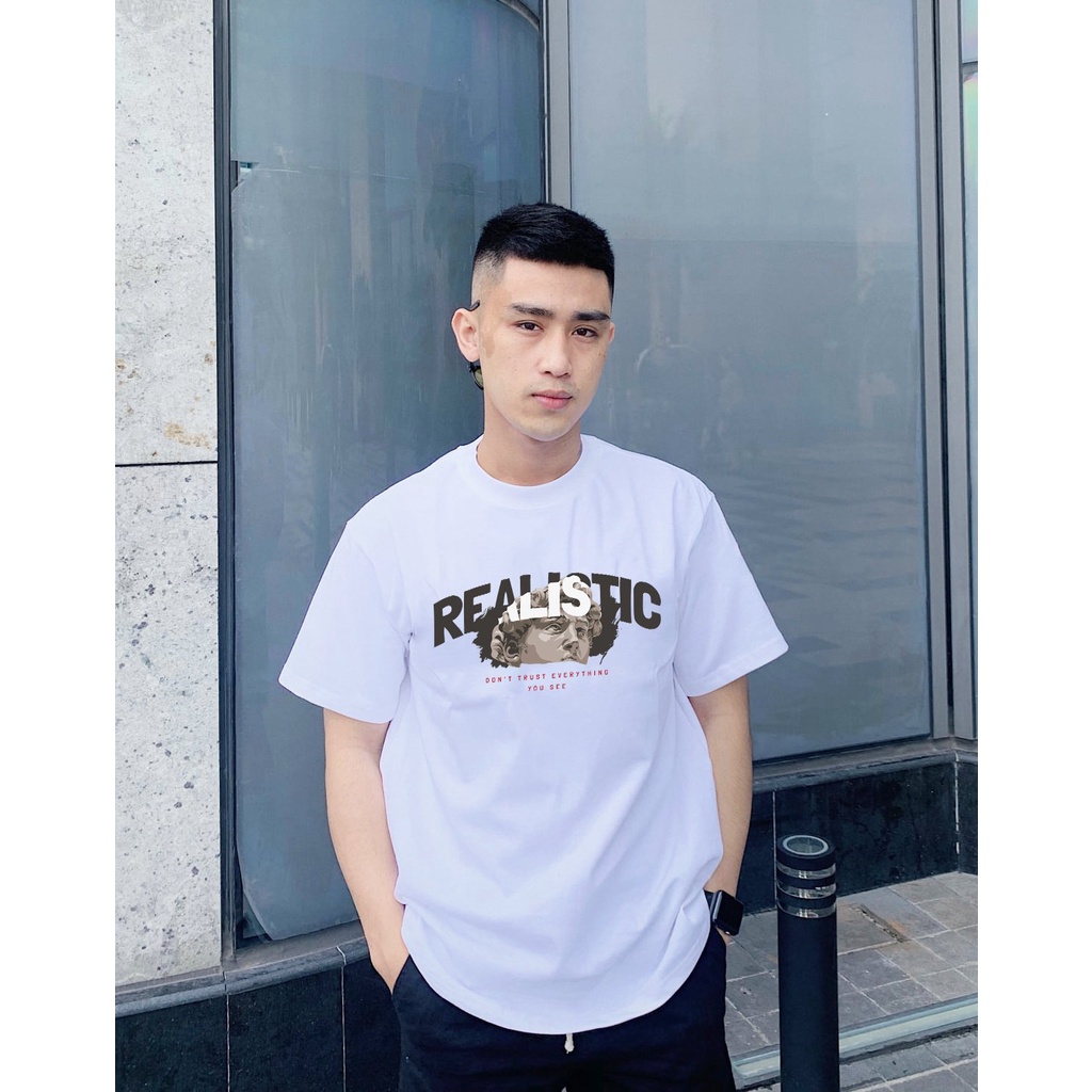 Áo thun Realistic - Thun Cotton Cao Cấp unisex basic