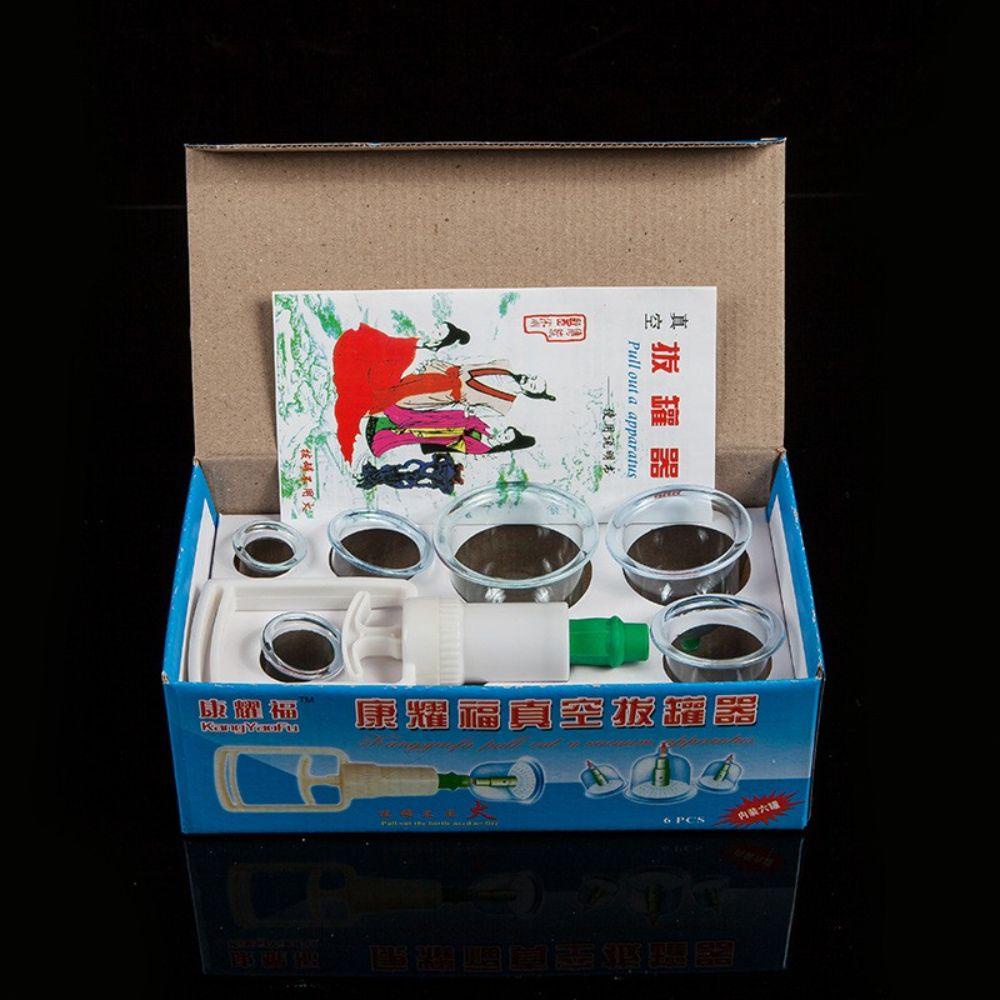 ANEMONE Set 6 Cốc Hút Chân Không Chống Cellulite Chăm Sóc Sức Khỏe