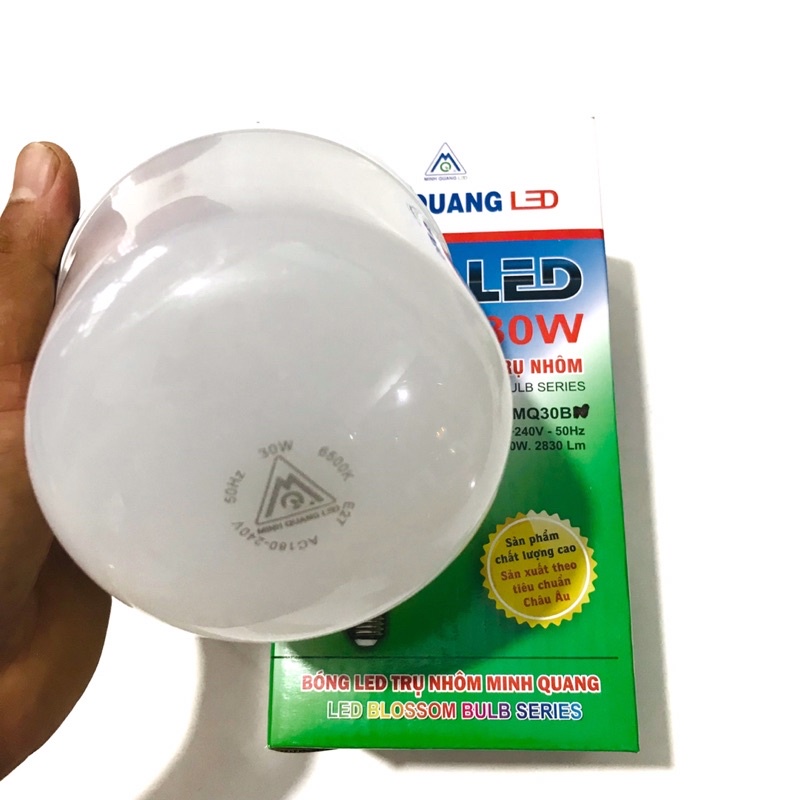 Bóng đèn led trụ nhôm kín nước cao cấp, led bulb siêu sáng 6w 20w 30w