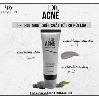 GEL LỘT MỤN TRO NÚI LỬA DR ACNE Tuýp 4ml
