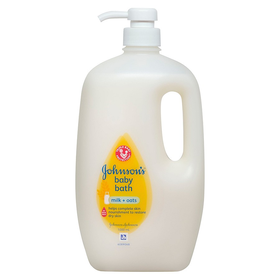 Sữa Tắm Chứa Sữa Và Yến Mạch Johnson's Baby Milk + Oats Baby Bath (Malaysia)