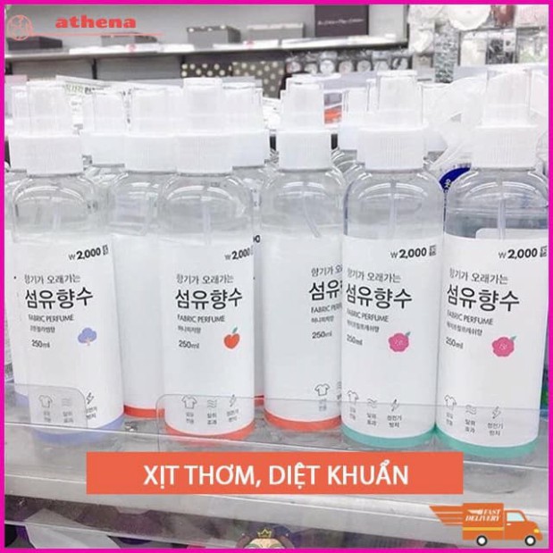 Siêu khuyến mại: Xịt thơm quần áo mùi gỗ Fabric Ferfume 250ml Nội địa Hàn Quốc