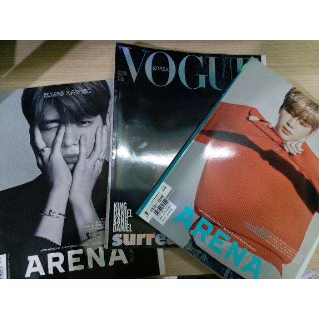 Tạp chí Arena, Vogue bìa Kang Daniel