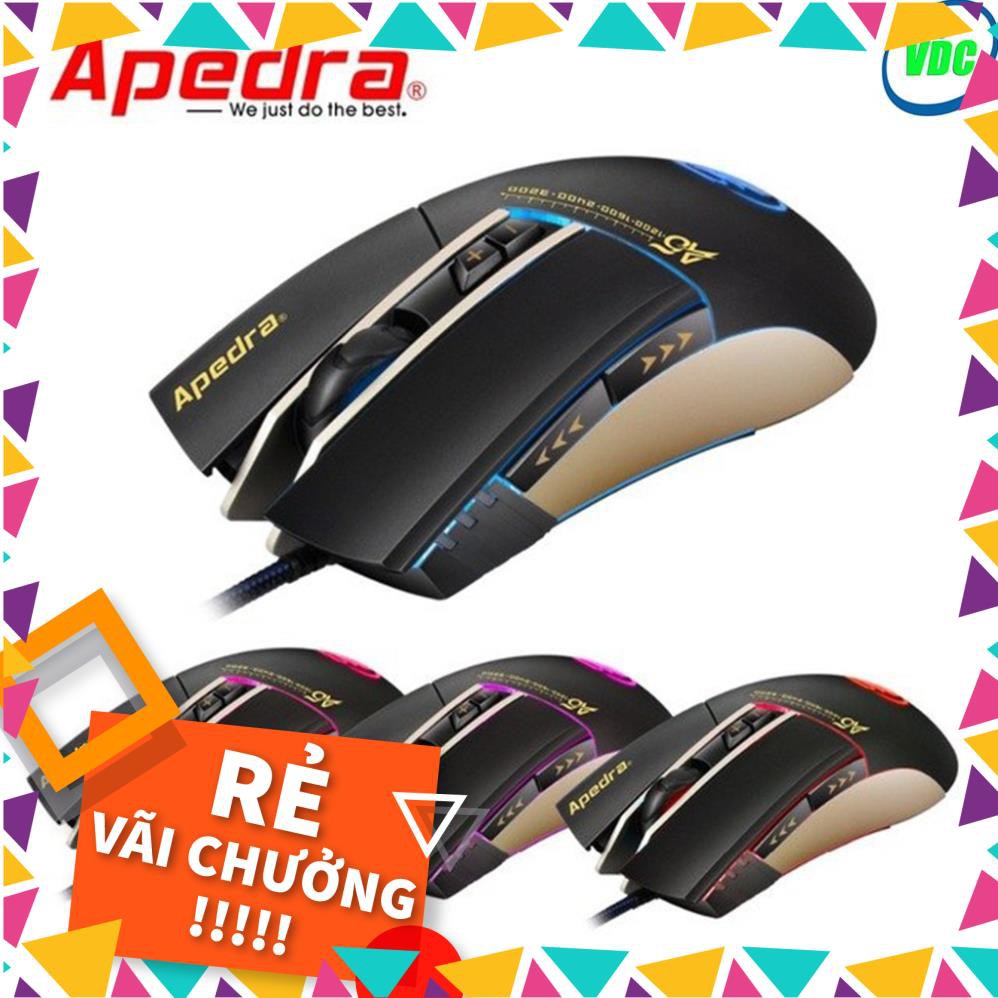[RẺ VÔ ĐỊCH] Bộ phím chuột Gaming Apdra GK49 + A5 - Led Rainbow - Chuột A5 Led RGB - Có kê tay [CHẤT] | BigBuy360 - bigbuy360.vn